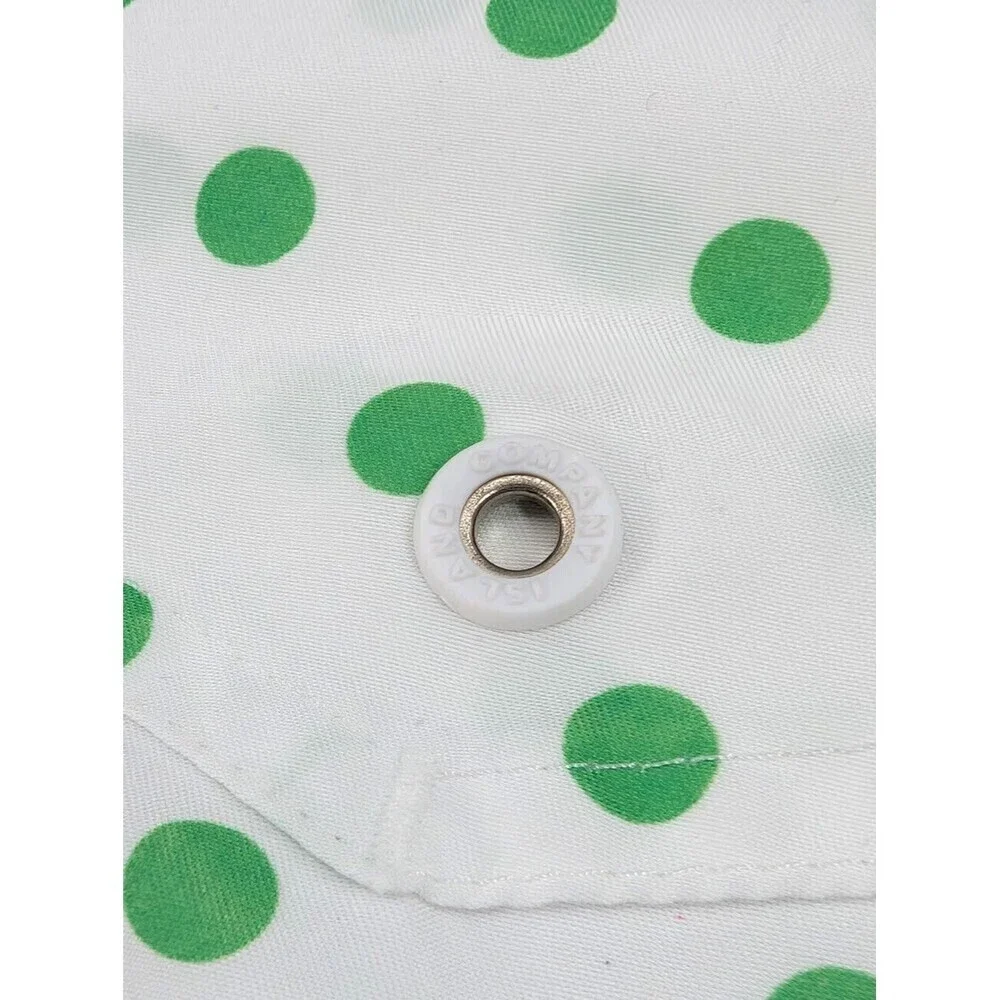 Womens Board Shorts Medium Green‎ Polka Dots Caribe Island Company Beach Surf